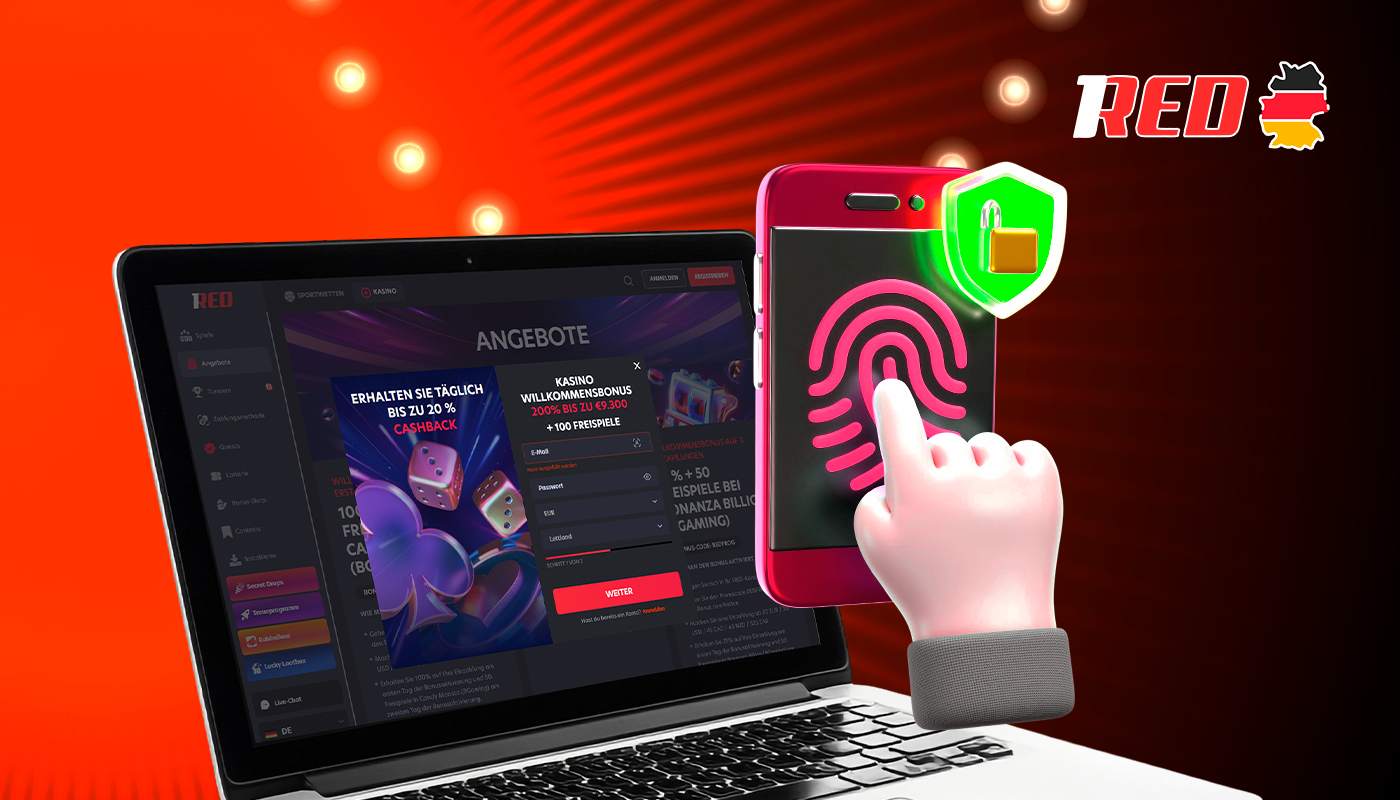 Bestehen Sie die Verifizierung ganz einfach bei 1red